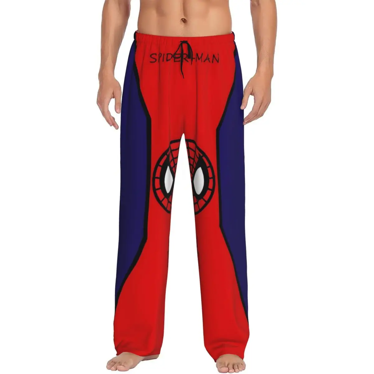 

Custom Men Spider Man Pajama Pants Print Superhero Anime Sleep Sleepwear Bottoms with Pockets