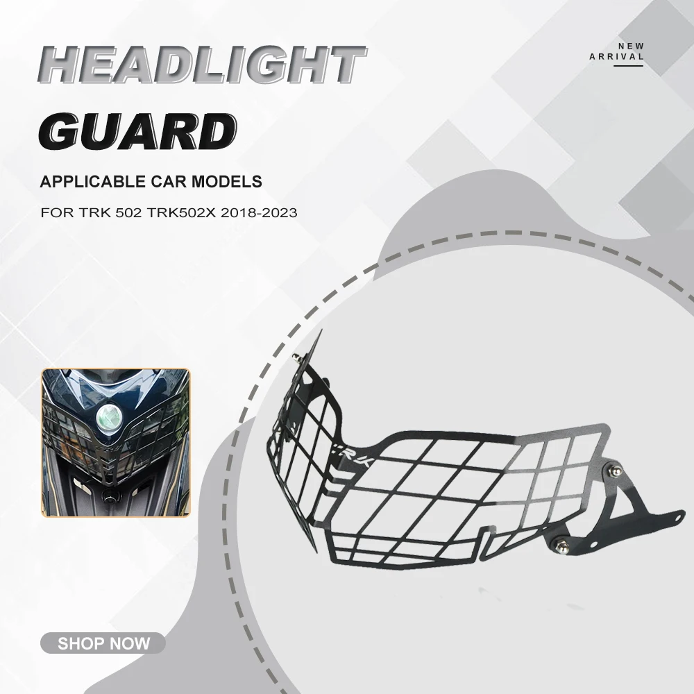 

Headlight Headlamp Grille Shield Guard Cover Protector For Benelli Trk 502 502x TRK502 2018 2019 2020 2021 TRK502X Motorcycle