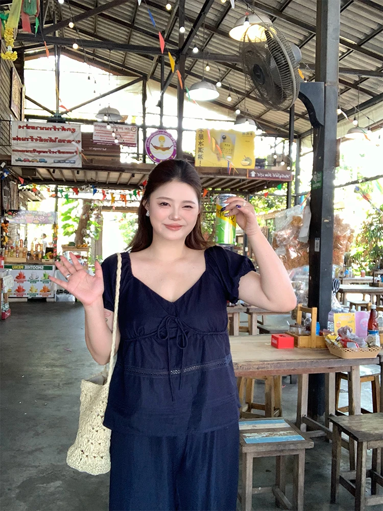 

Повседневный комплект из двух предметов для женщин больших размеров: свободный крой, комфортный стиль, длинный рукав, полиэстер.