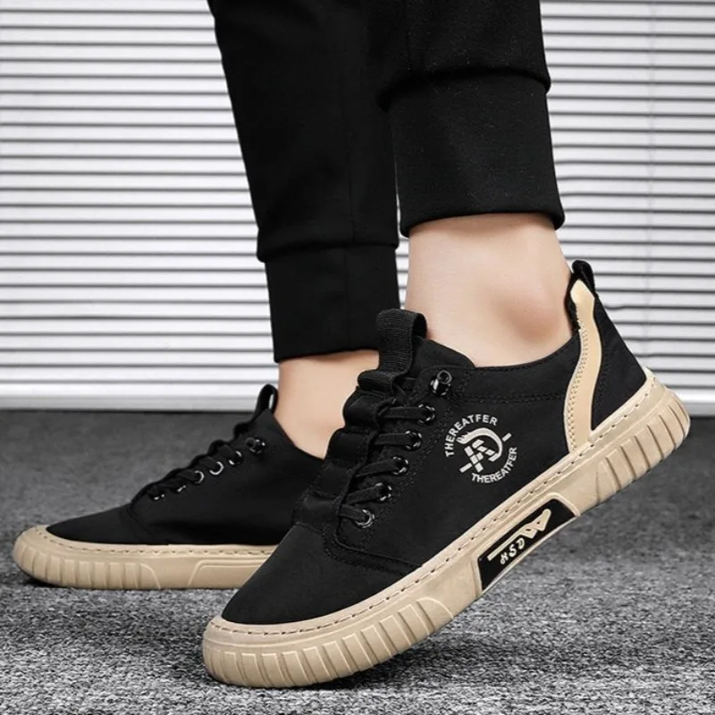 

High-quality Large Size 47 Men's Shoes Summer Breathable Ice Silk Casual Work Board Shoes Canvas Shoe Designer Shoes Men Sneaker