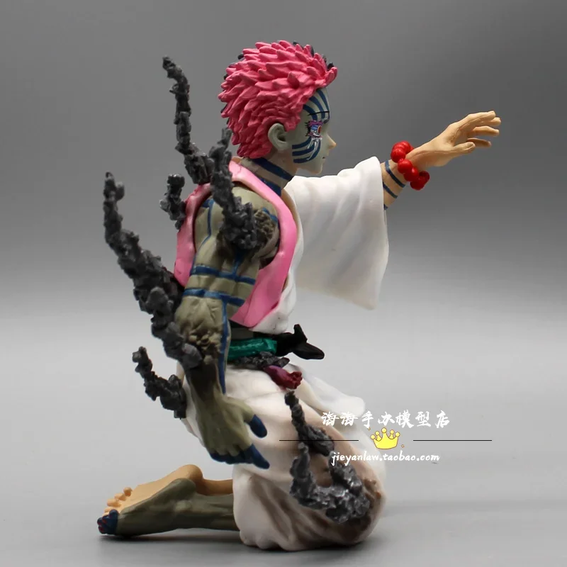 PVC Demônio Slayer Figura Anime, Kimetsu No Yaiba Estátua, Estatueta de Ação, Desktop Modelo Brinquedos, Decoração Ornamento, 17cm