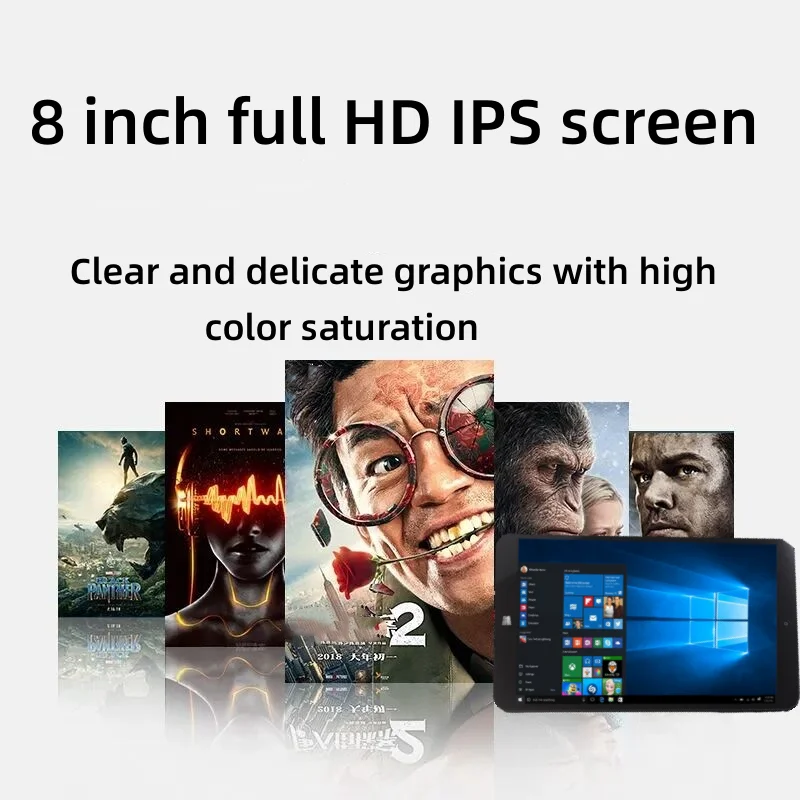 Drop Shipping 4GB+64GB 8 INCH AR1 Windows 10 Tablet PC Flash Sales Z3735F CPU 1280*800 Pixel Quad Core