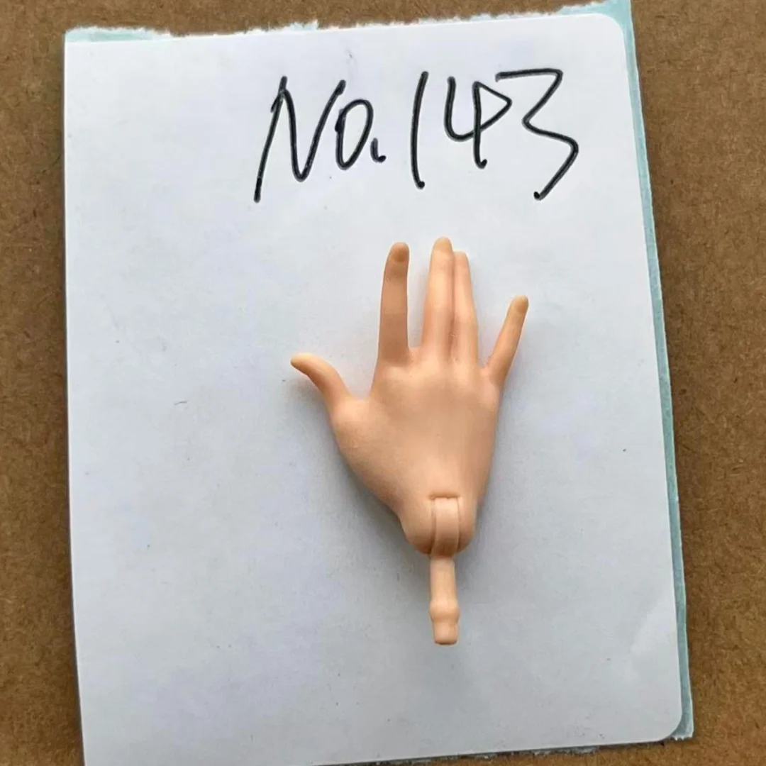 DIY-Puppen-Ersatzteile im Maßstab 1:6, mehrfarbig, braun, weiß, beige, schwarz, Handfarboptionen für die individuelle Gestaltung von Puppen