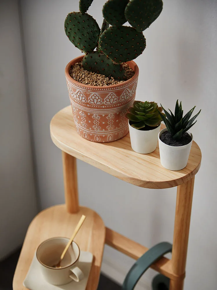 Solid wood flowerpot rack, storage rack, indoor balcony, flower  living room, floor to ceiling bons multi-layered f