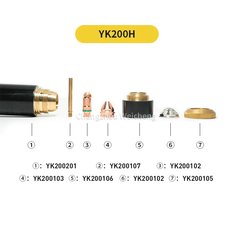 Factory Direct Sale YK200H Copper Plasma Torch YK200201 Consumable for YK200 Torch High Quality Cutting Tool