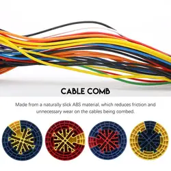 Herramienta de peine de Cable, dispositivo de cardado de red, peine de Cable, herramienta de organización de mechones de tocador, peine Ethernet, dispositivos de gestión de cables