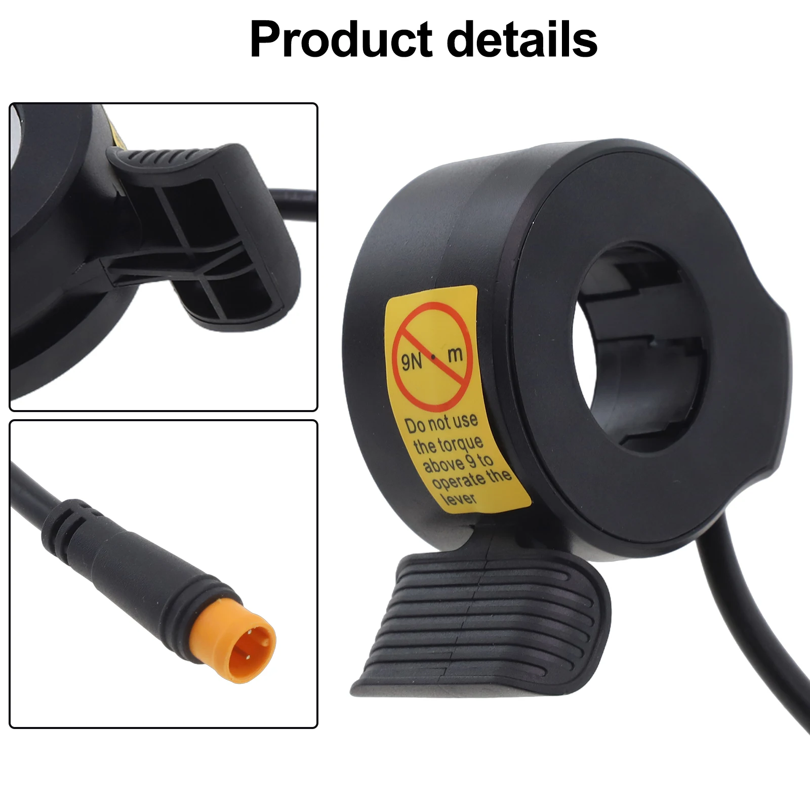 Easy To Install Electric Scooter Accelerator M8 Waterproof Throttle Wear-resistant Flexible Mounting Rainy Day Use