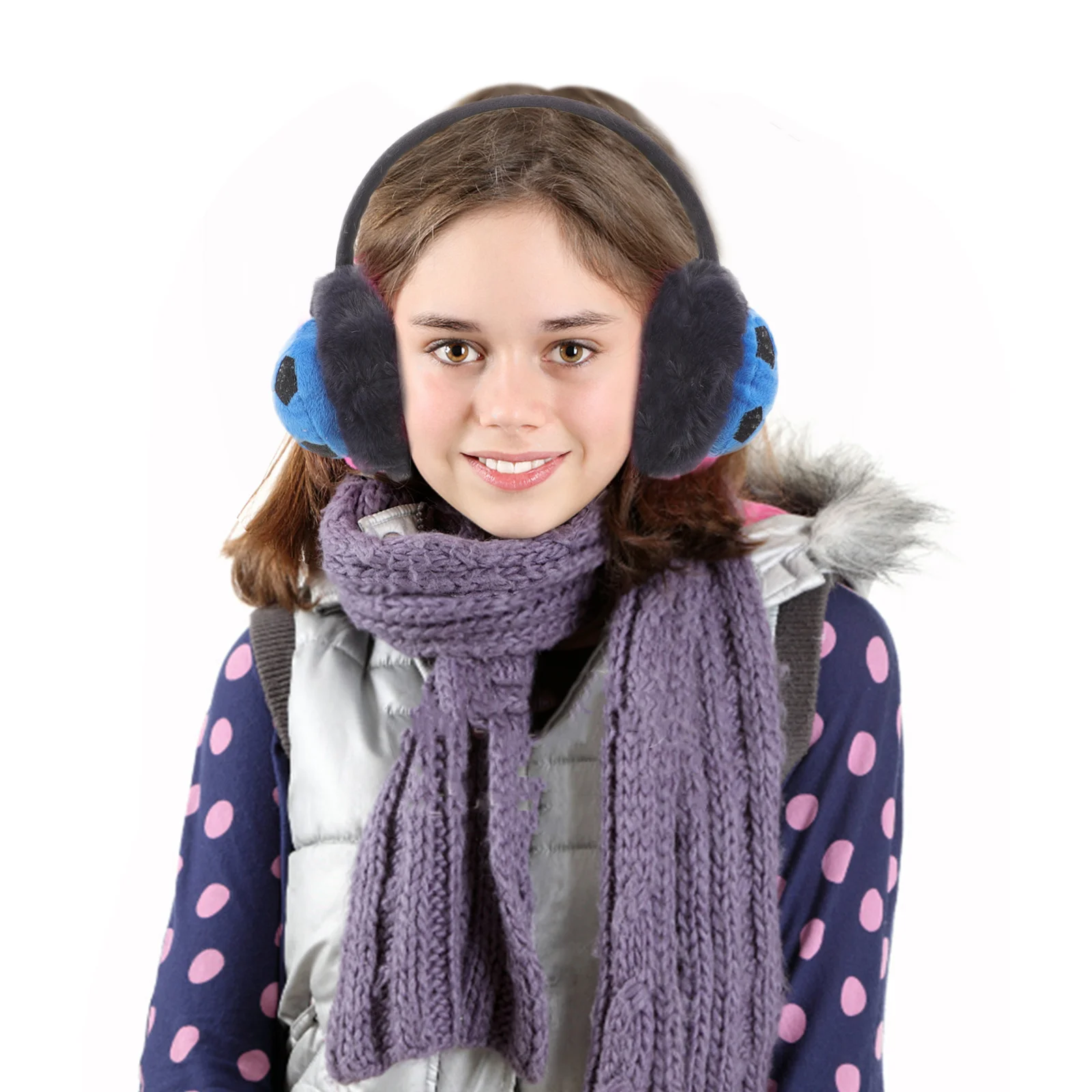 واقي أذن للأطفال غطاء أذن شتوي رائع غطاء أذن دافئ للتخييم والتنزه والتزلج هدية للأطفال