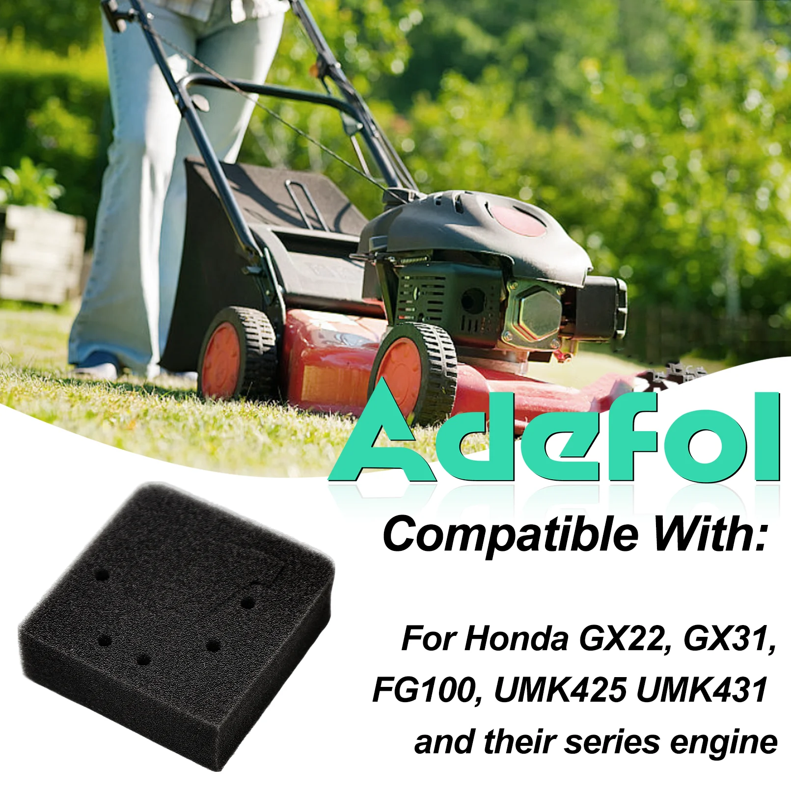 ホンダ-gx22-gx31-fg100-エンジン用エアフィルターキット、交換用エアフィルターアクセサリー、芝刈り機用交換部品-17211-zm3-800