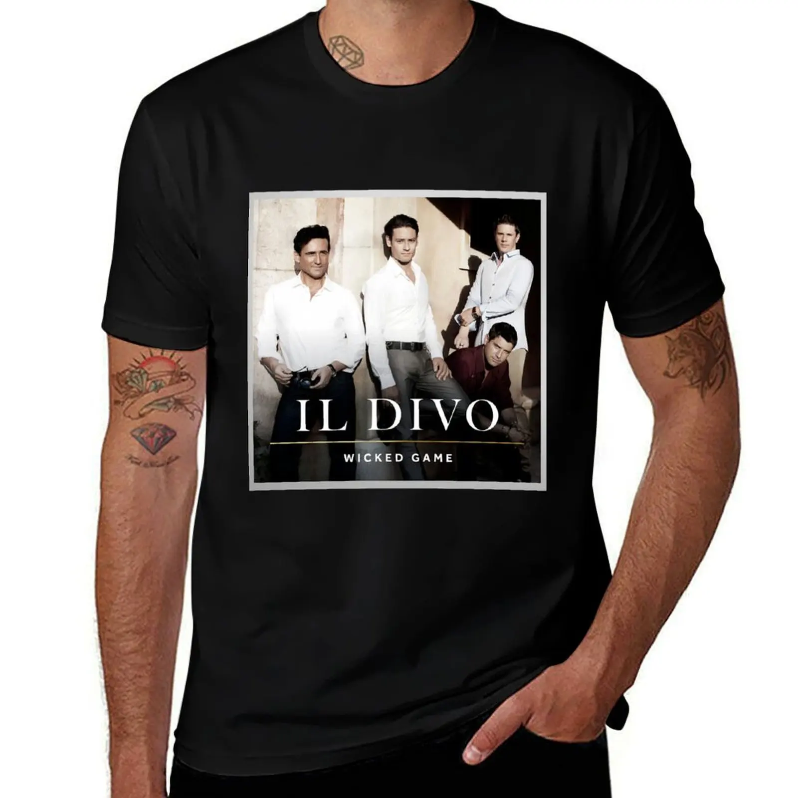 

Il Divo wicked game T-Shirt t shirts for man cotton funny man graphic t shirt man t shirts high quality luxury brand T-Shirt