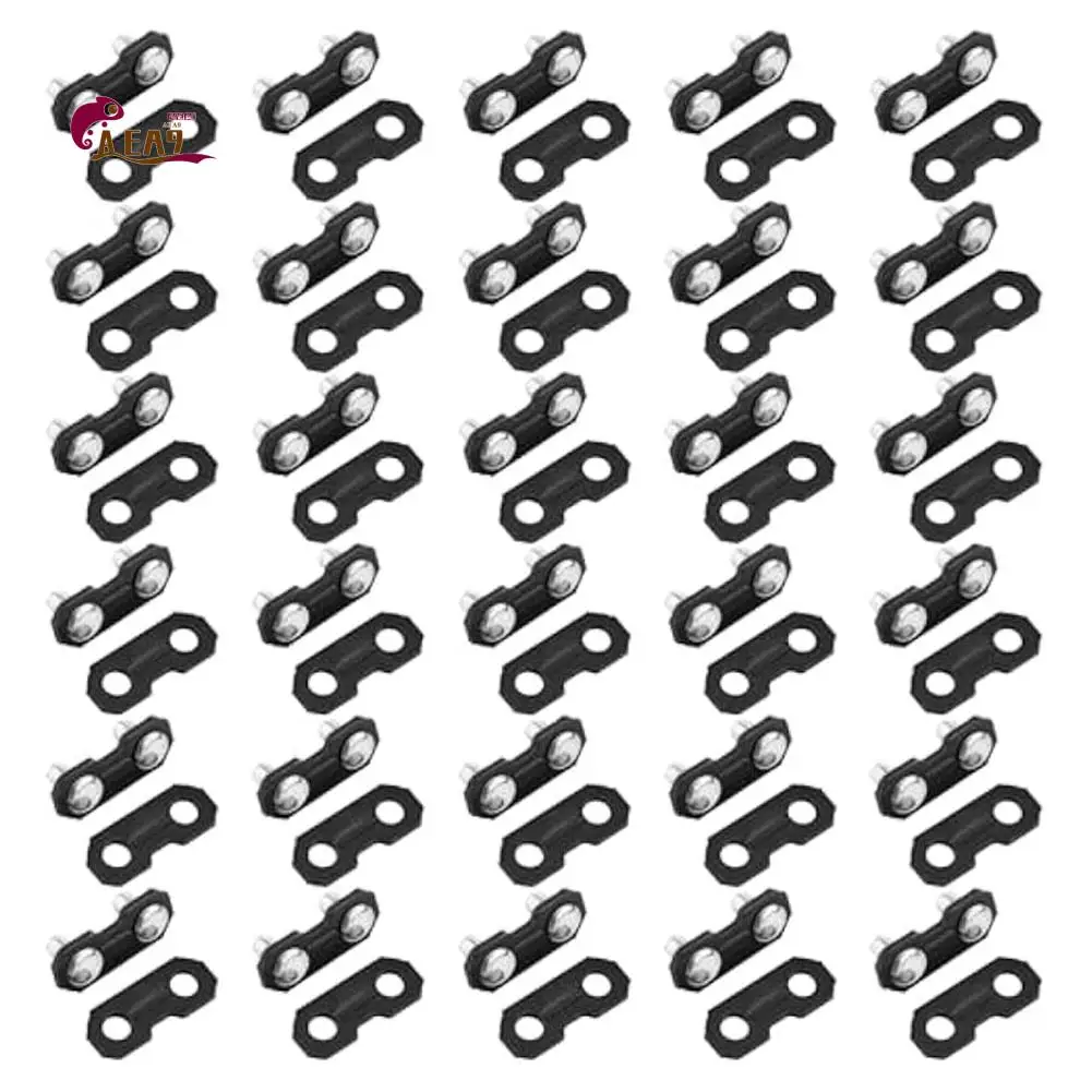 AEA9-30Sets 3/8Inch Chainsaw Master Chain Repair Links Connector,Saw Chain Repair Kits For Joining 050&058 Chainsaw Chain