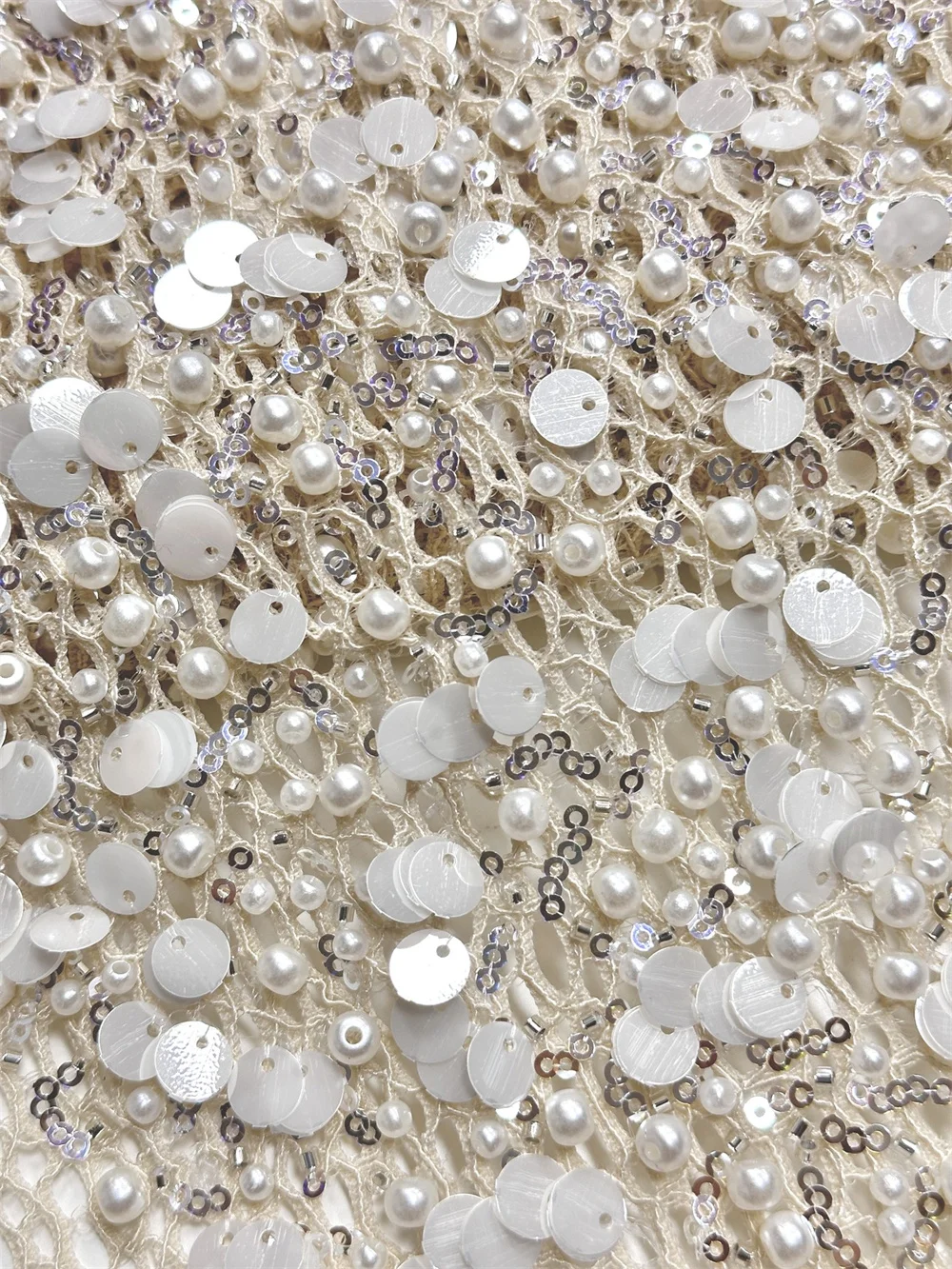 

Модная элегантная французская сетчатая ткань с вышивкой бисером и пайетками, африканское нигерийское кружево из тюля для женских свадебных платьев 2026 года