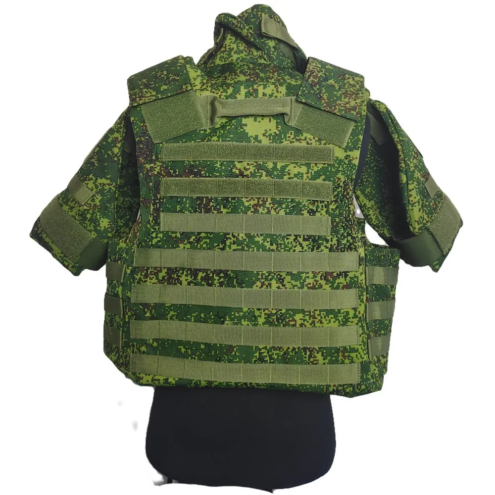 Full Protective Bulletproof Vest Ga2/3 Level Pe/kevlar Tactical Vest For Individual Combat Defense Equipment