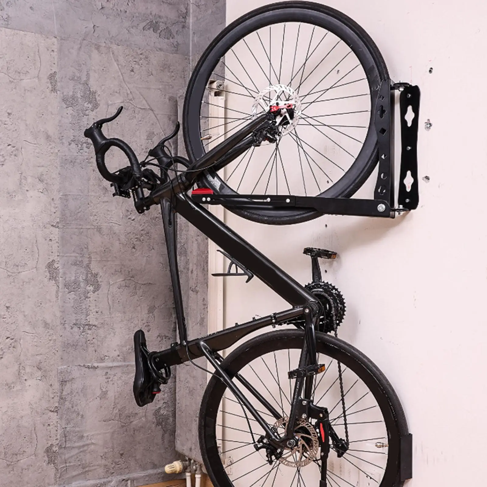 

Bicycles Wall Mount Bike Wall Hanger Space Saving Vertical Holder Bracket Heavy Duty Organizer Stand Adjustable For Home Outdoor
