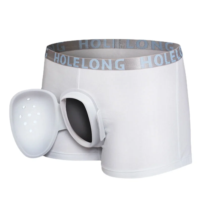 Child Adult Man Penis Protector Boxers for Foreskin Operation Breath Dick Shell Caps Health Care Underwear After Circumcision