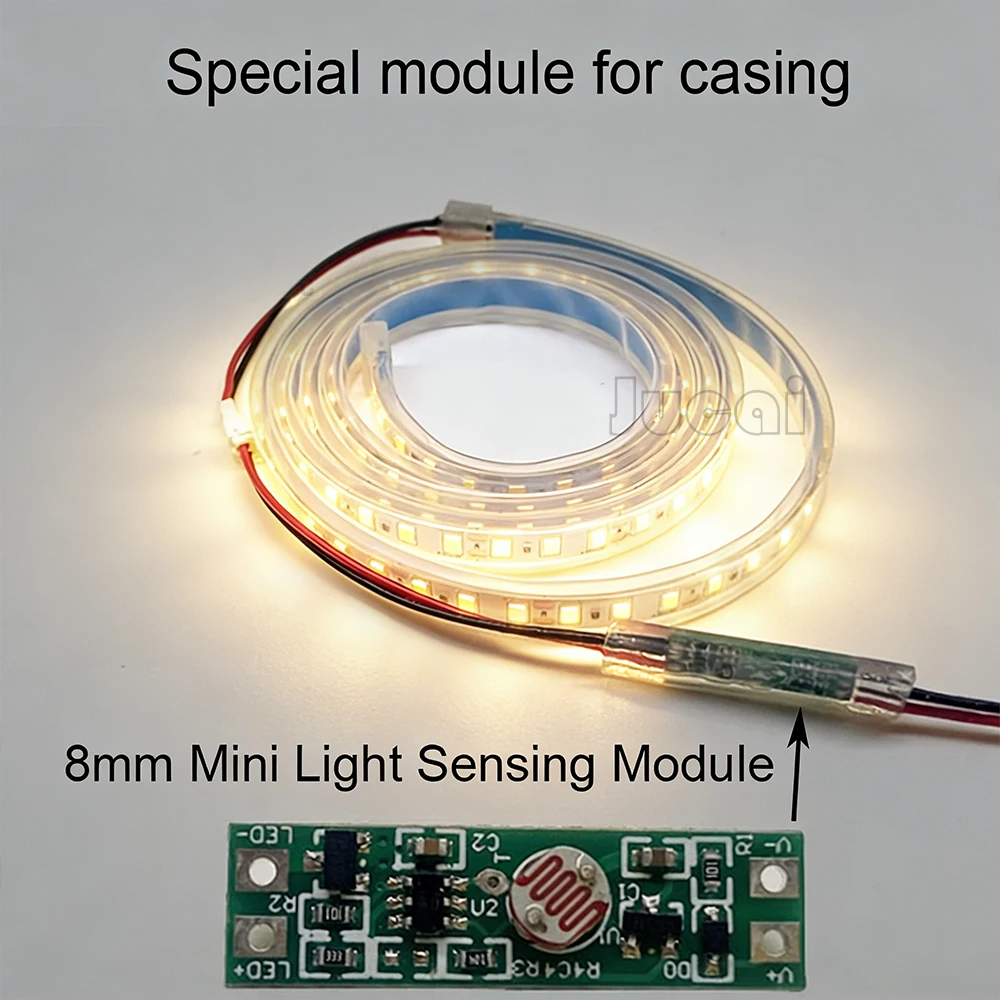 8mm Mini Light Sensor Switch Automatically On Light Switch Sensor Photocell Street Lights Switch DC 3.7 V 5V 12V 24V view 4