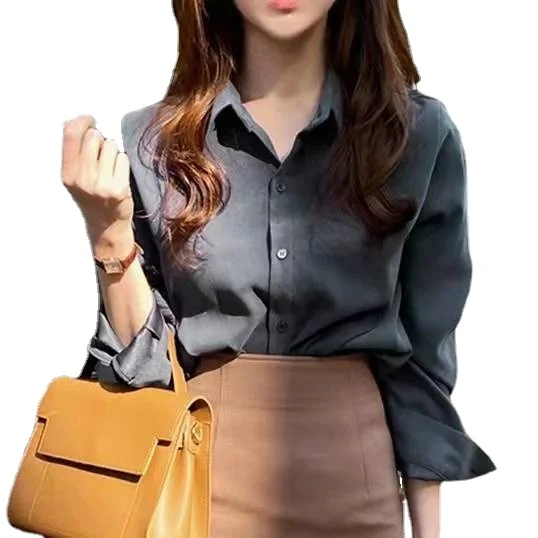 

2023 Spring and Autumn Light Mature Style Imperial Sister Goddess Model Thin Shirt Package Hip Skirt Career Two-piece Suit