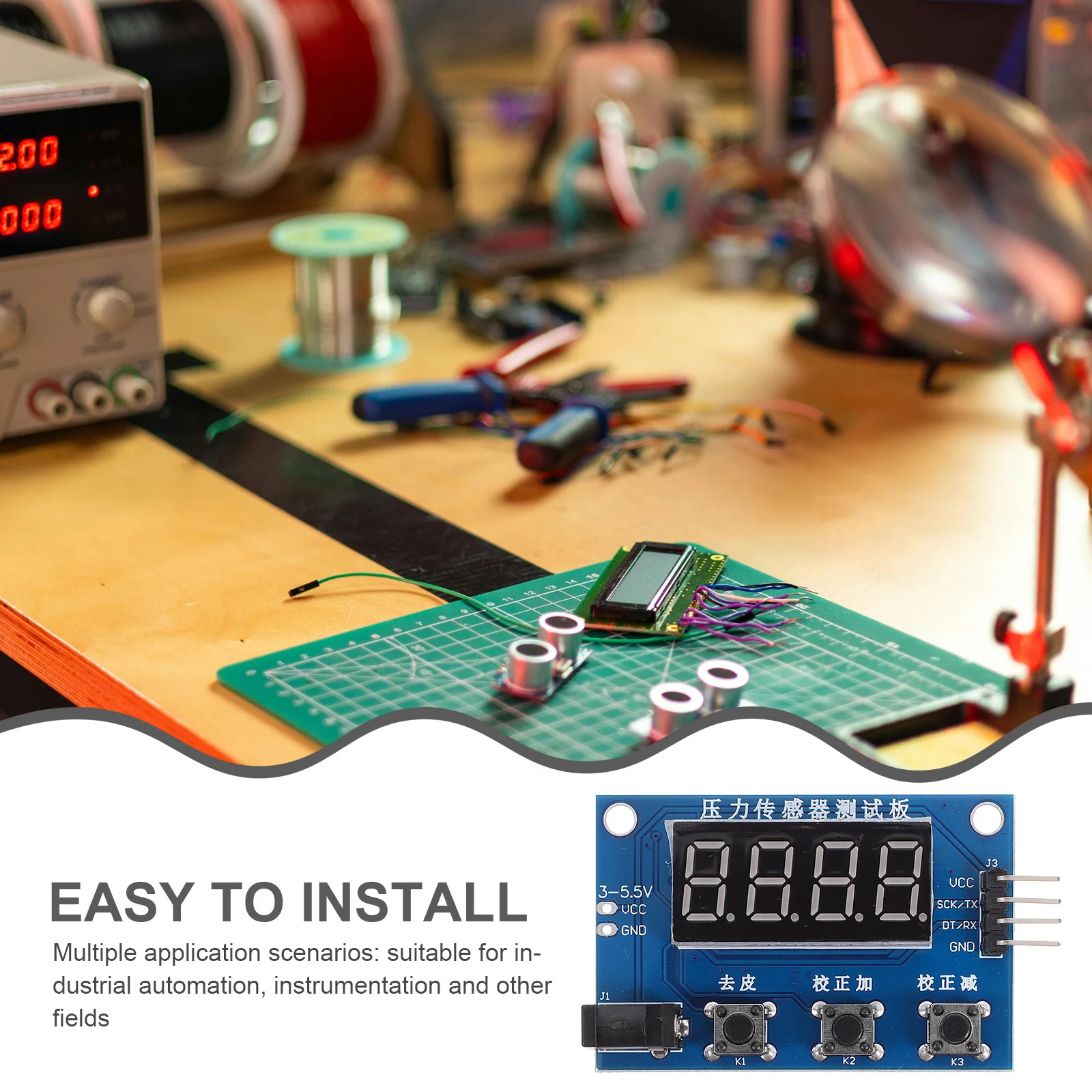 مؤشر خلية الحمل، مقياس الوزن، مستشعر شاشة ديجيتال، متانة عالية الاستقرار للاستخدام على المدى الطويل، مؤشر خلية الحمل