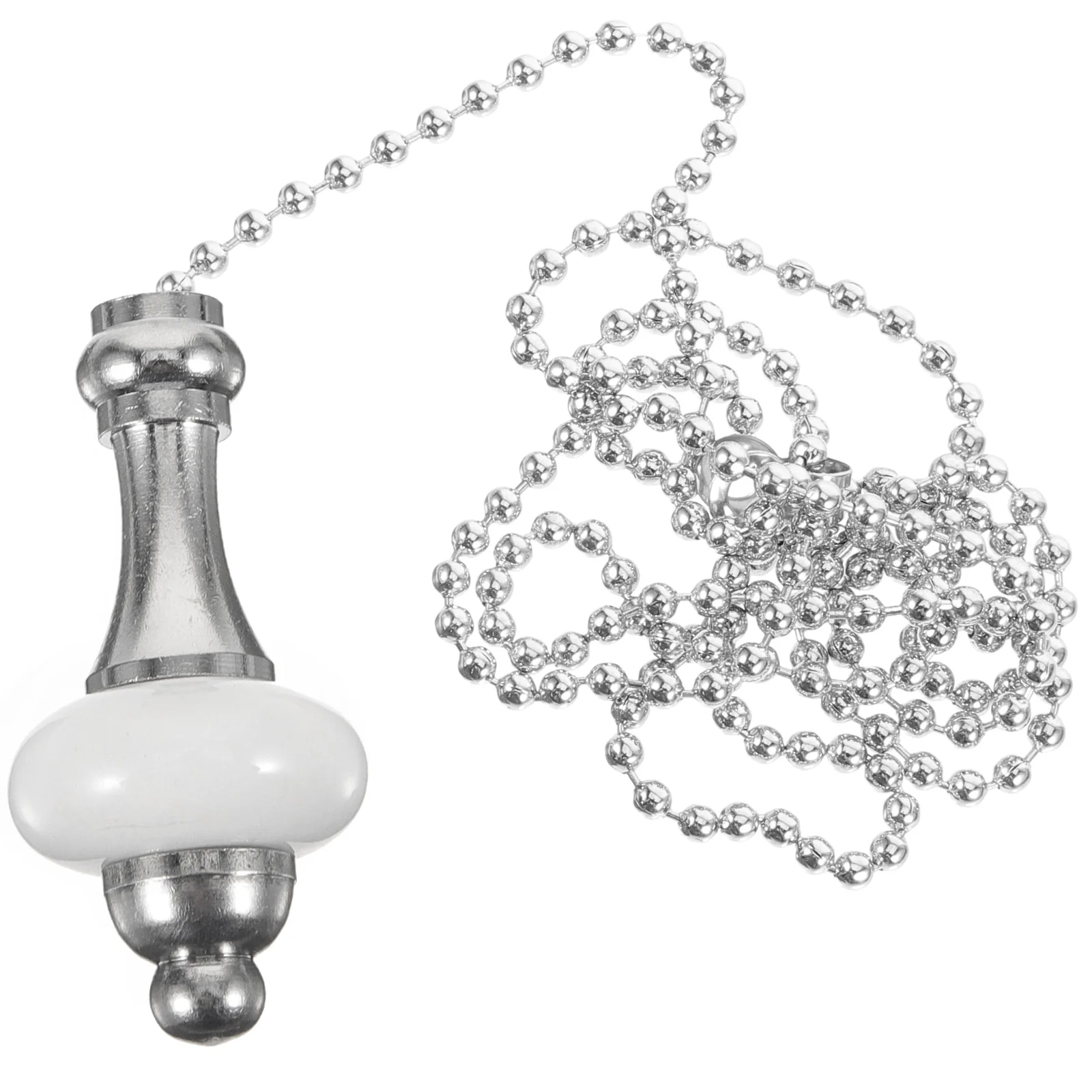 

1pcs Fan Pendant Pull Chain Black Ceramic Beads for Ceiling Fans Lamp Accessories Chain Extension Durable Practical