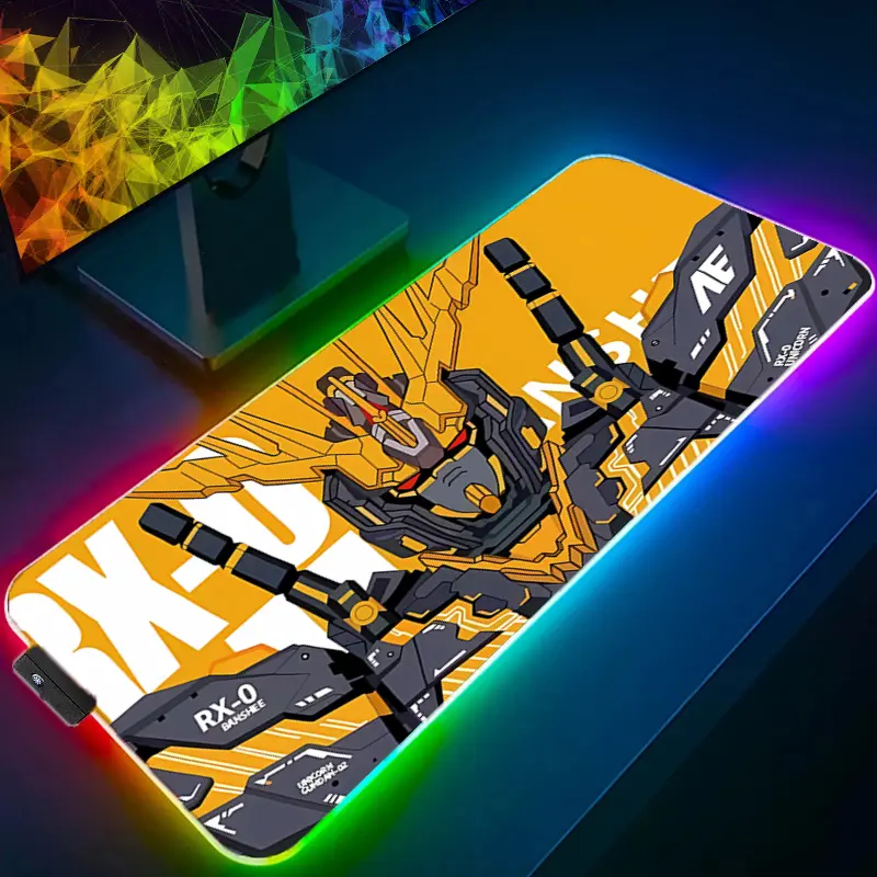 Gundam RGB Mouse Pad Close Up