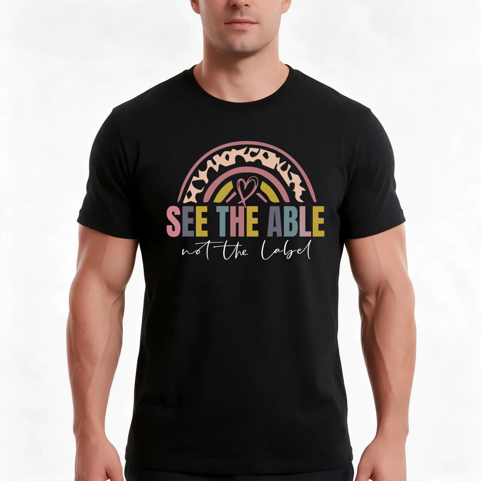 Autism Awareness,See the Able Not the Label,Teacher,Special Education teacher,occupational therapy C T-Shirt Unisex Men Women