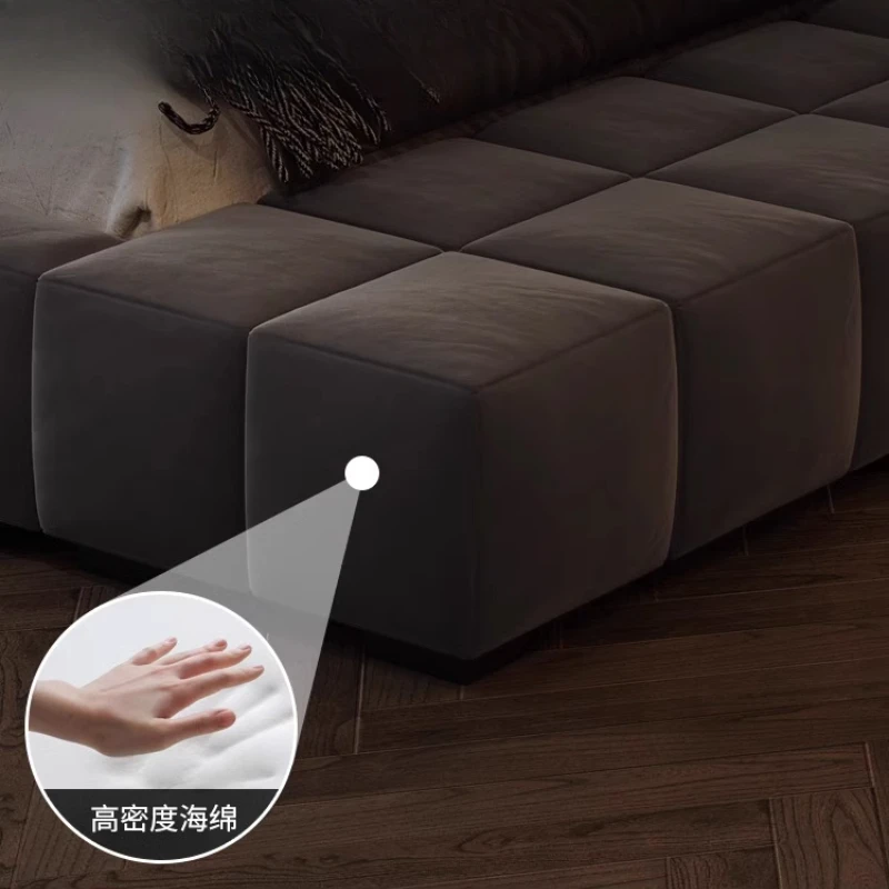 Headboard Frame Double Bed King Size Shelves Queen Twin Double Bed Lit Luxury Wooden Modern Cama De Casal Furniture For Bedroom