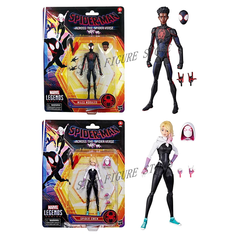 

Spider-Man Miles Morales Gwen Stacy Action Figure Model Toys PVC Collection Across the Spider-Verse Symbiote Spiderman Figurine