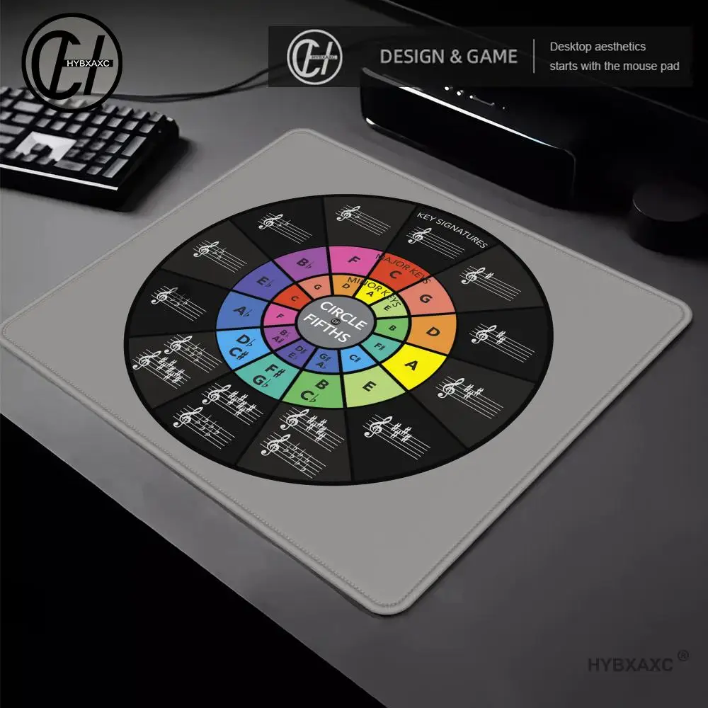 Music Theory Cheat Sheet Mouse Pad Small Mouse Pad Desktop Computer Keyboard Wireless Mouse Boy Girl Gift for Play Games