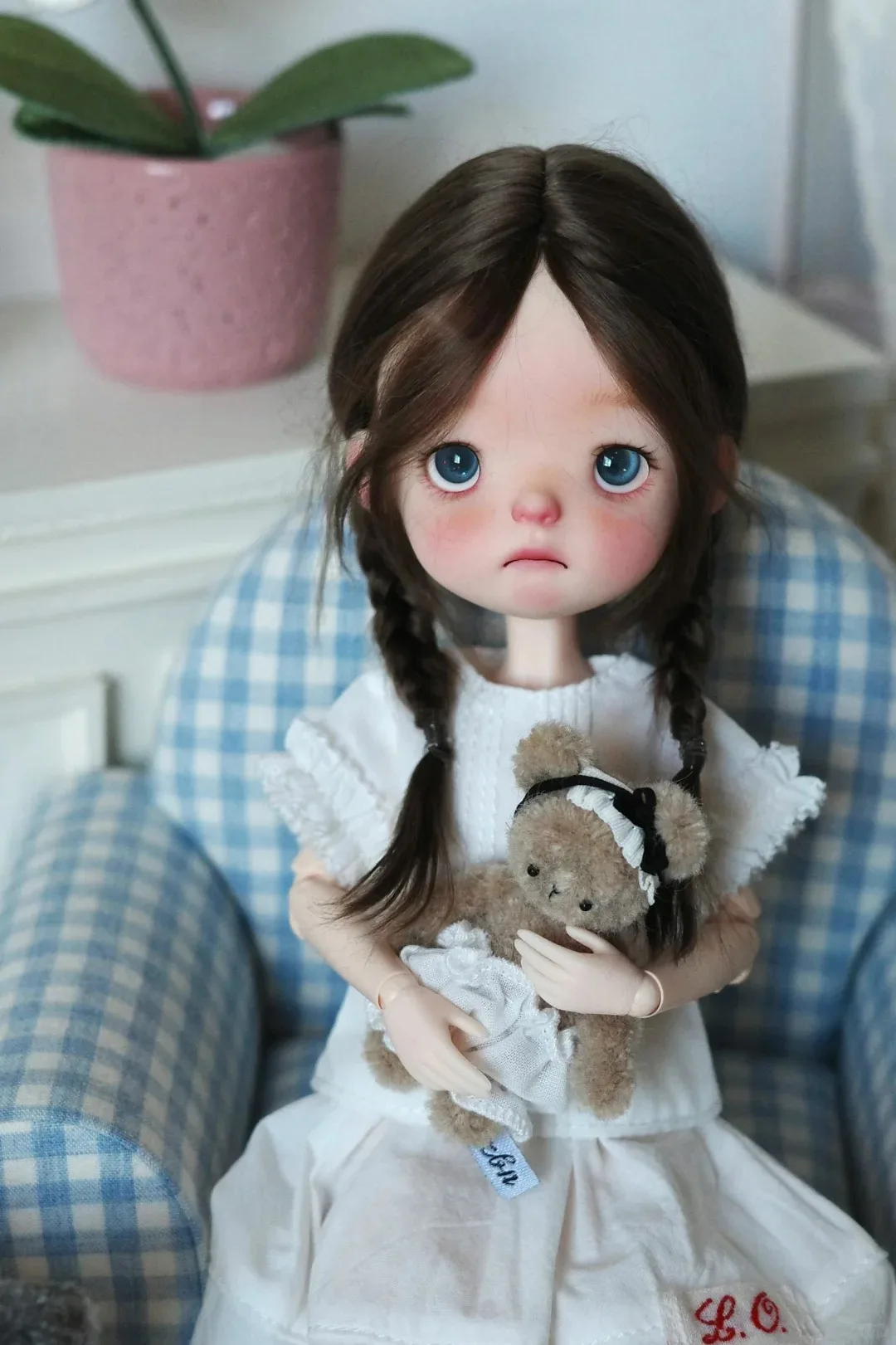 Кукла BJD SD 1/6 QBaby Xiao P Smile Nuonuo, смоляная игрушка, подарок на день рождения, DIY, в наличии, с макияжем, 2026