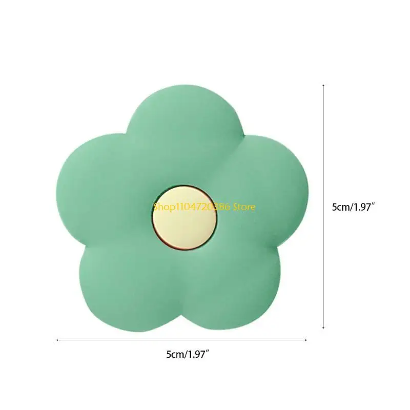 K0EA Simple Environmentally Friendly Silicone Small Flower Folding Lazy Mobile Stand