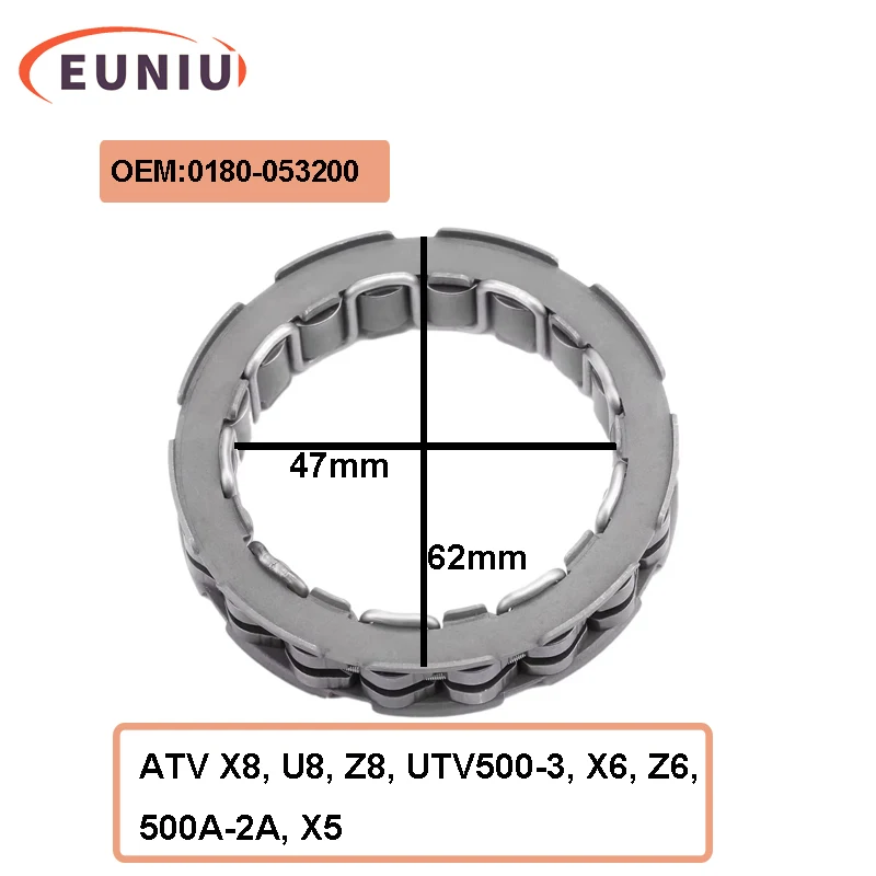 CF X5 X6 Overriding Clutch One Way Bearing Sprag Clutch ATV UTV 600cc 800cc 500cc X8 Z8 U8 196S CF188-053200 0180-053200