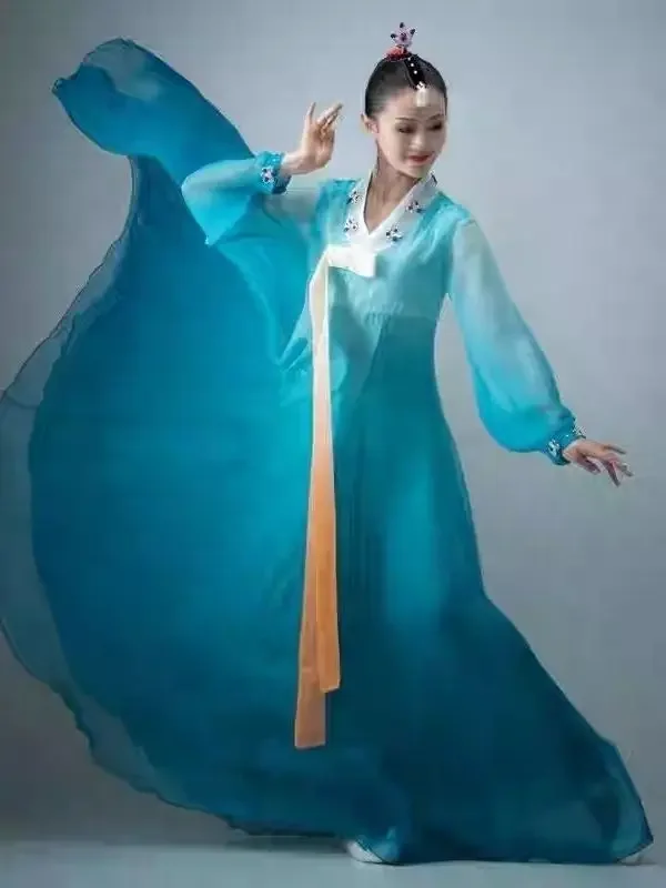 Hanbok Koreańska odzież Tradycyjna koreańska sukienka Hanbok Kobiecy koreański ludowy kostium taneczny Koreański tradycyjny kostium