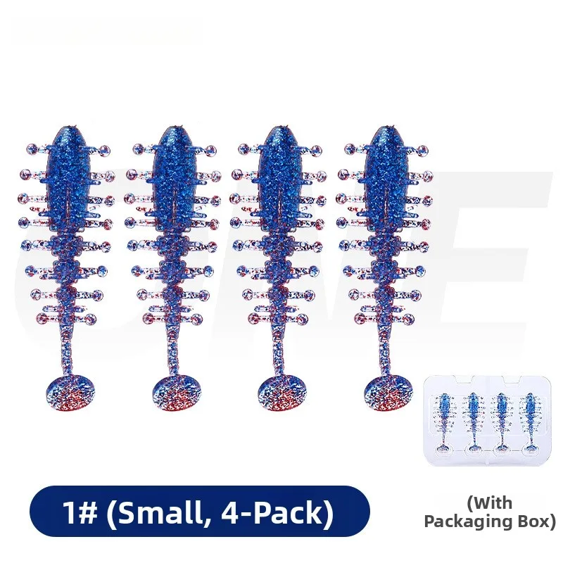 Sea Cucumber Shaped Soft Lure with Paddle Tail TPE Dual Color Floating Bait for Freshwater Predators Size 1#-6#