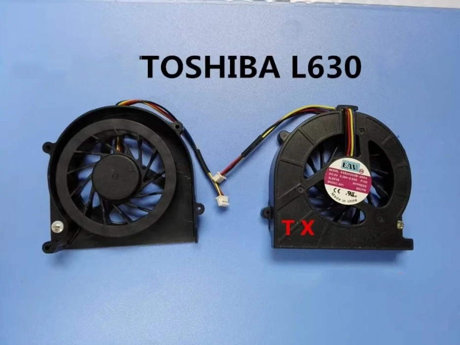 Free shipping new suitable for TOSHIBA L630 02S 05R 09S 07W 08R 01S 06S 4-wire laptop fan