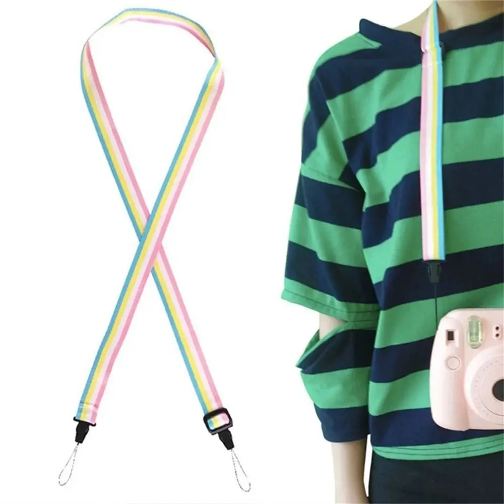 Strap Lanyard for Instant Film Camera Hand Rope Mini Camera Accessory Shoulder Straps Camera Neck Strap Rainbow Camera Strap