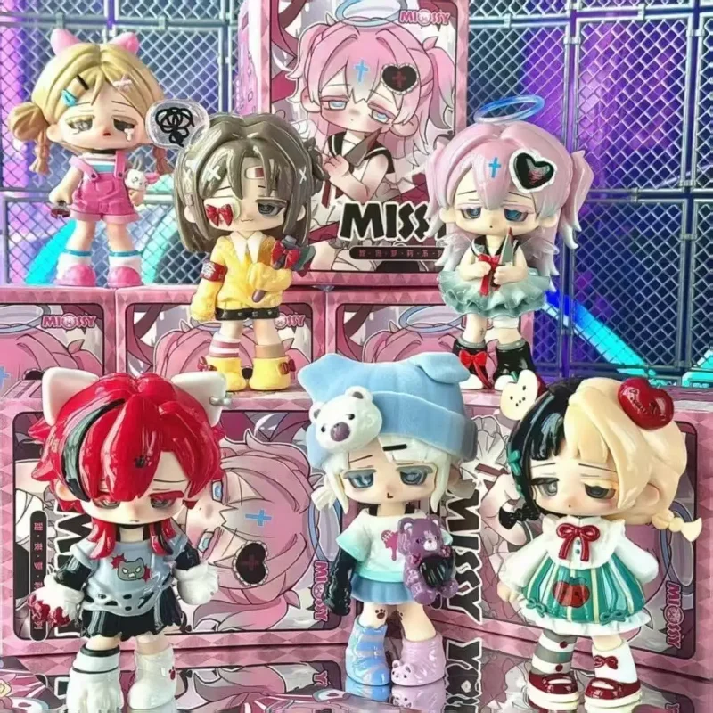 

Missy Sweet Mourning Lolita Series Blind Box Cute Action Figure Anime Figures Dolls Trendy Toys Desk Decor Toy Birthday gifts