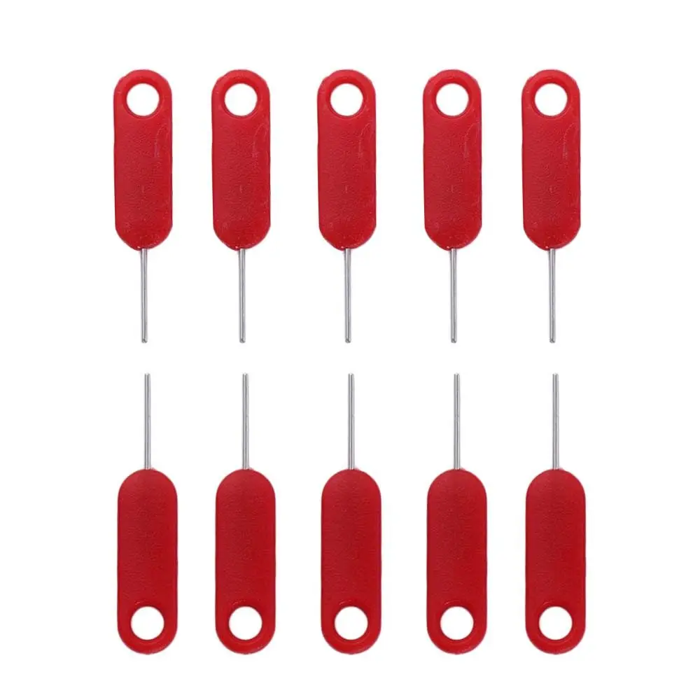 10pcs Mobile Phone Pin Ejecting Phone Key Tool Removal Card Pin Card Needle Eject Pin Sim Card Tray Ejector