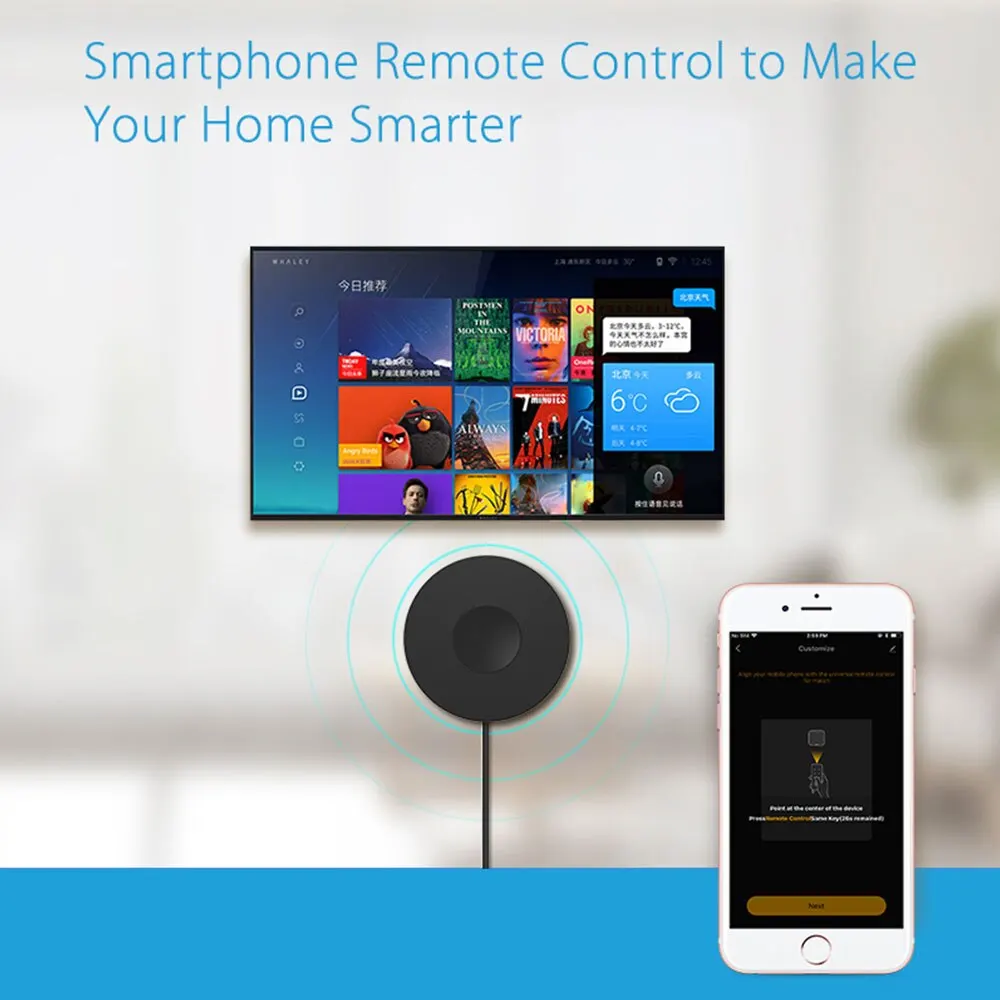 Tuya IR telecomando Smart WiFi universale a infrarossi per Smart Home Control per TV DVD AUD AC funziona con Amzon Alexa Google Home