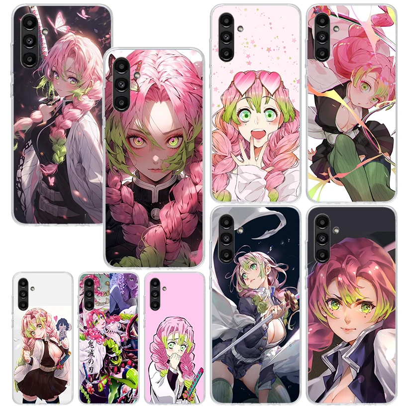 Demon Slayer Kanroji Mitsuri Phone Case For Samsung Galaxy A15 A25 A35 A55 A14 A24 A34 A54 A13 A23 A33 A53 A12 A22 A32 A52 A05S