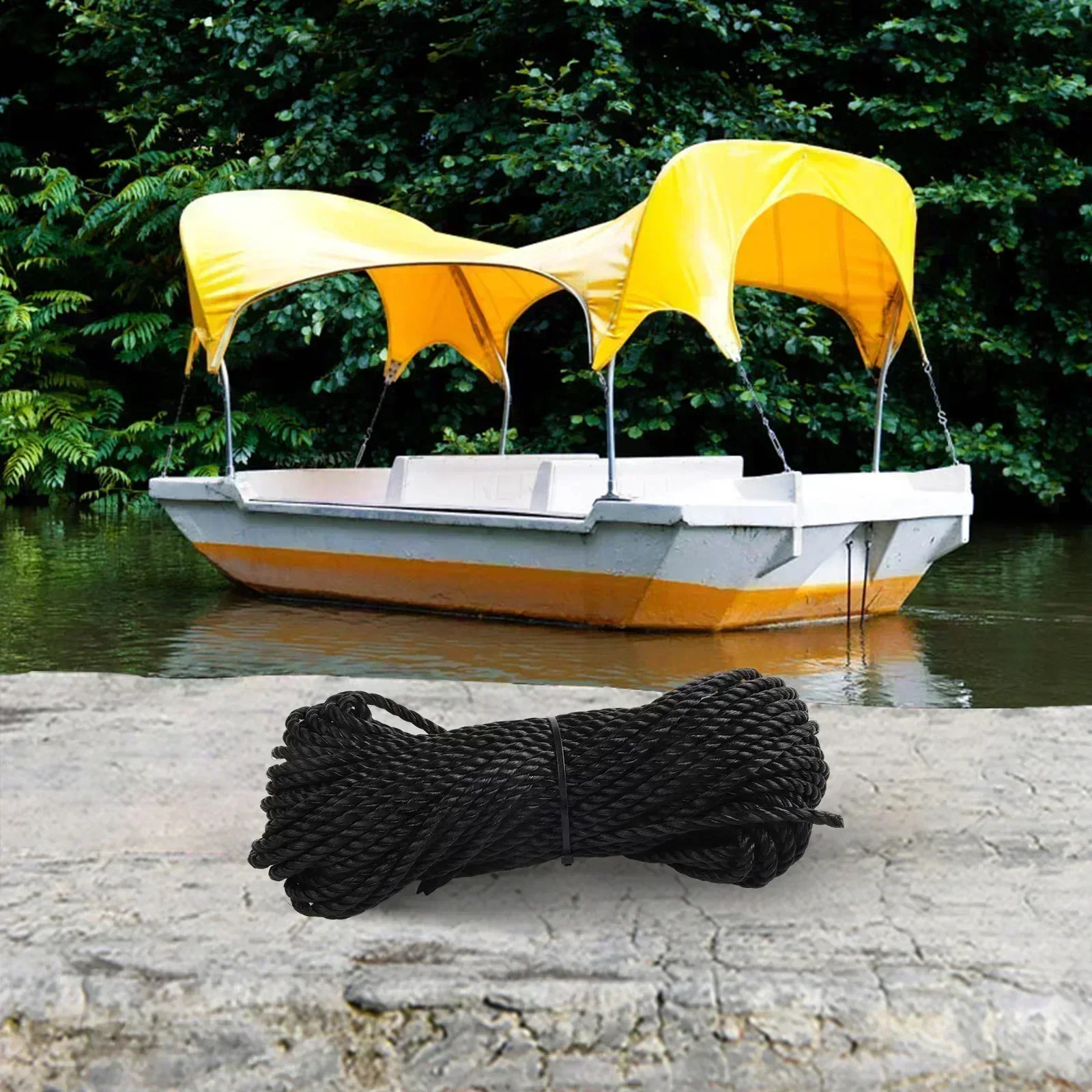 

Катушка из нейлоновой веревки 6 мм, длина 30 м, с атмосферостойким и УФ-излучением материала для промышленной морской теплицы и наружного применения