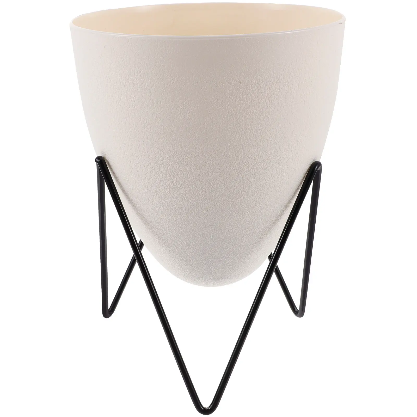 

1 шт. Самополивающийся цветочный горшок с автоматической системой впитывания для суккулентов и небольших растений, белый, креативный контейнер для гидропоники