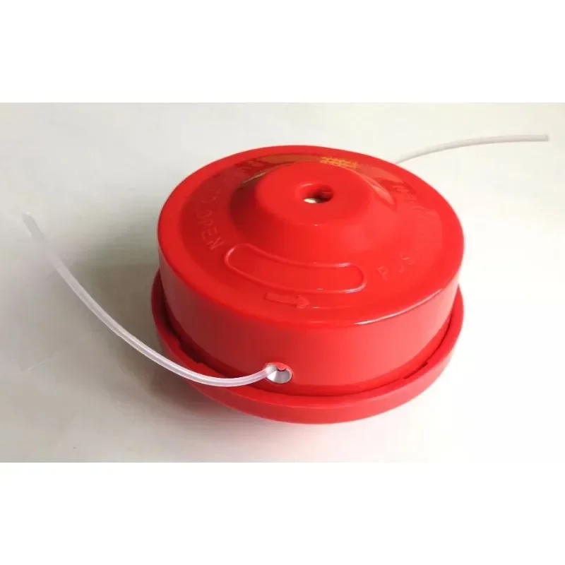 NYLON LINE CUTTING TAP-N-GO BUMP STRIMMER HEAD FOR Brush Cutter Nylon Red Trimmer Head with M10*1.25 Left Hand Adaptor