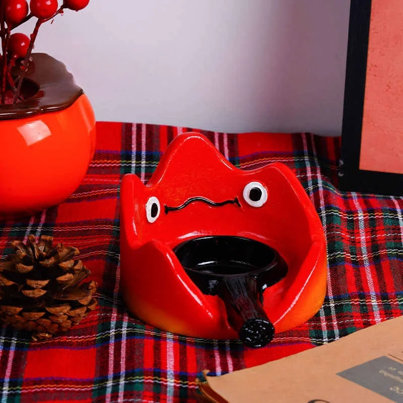 Cute Casifa Candle Holder Figurine Kawaii Cartoon Aromatherapy Candlestick Base Ashtray Livingroom Decoration Desk Accessories