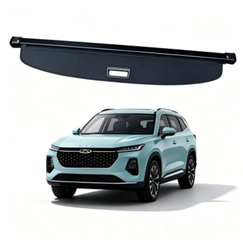 Cargo Cover Trunk Privacy Shade Rear Security Partition Anti-Theft Shield Retractable Organizer for Chery Tansuo 06