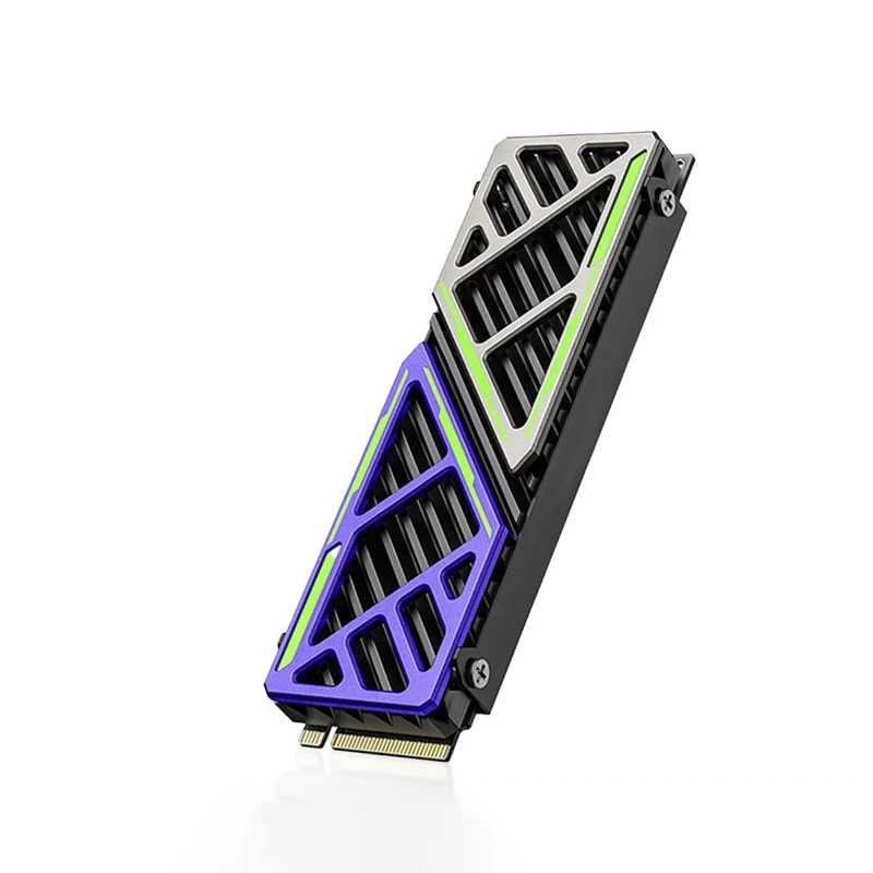 SSD Heatsink Magnesium Aluminum Alloy NVME NGFF Radiator PC Efficient Cooler W/ Thermal Silicone Pad For PC/PS5