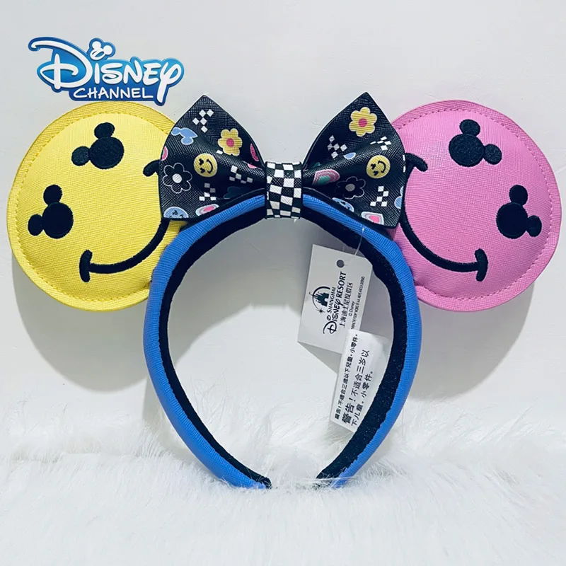 

Disney Mickey Ears Minnie Headwear Trendy Headwear Smiling Face Graffiti Style