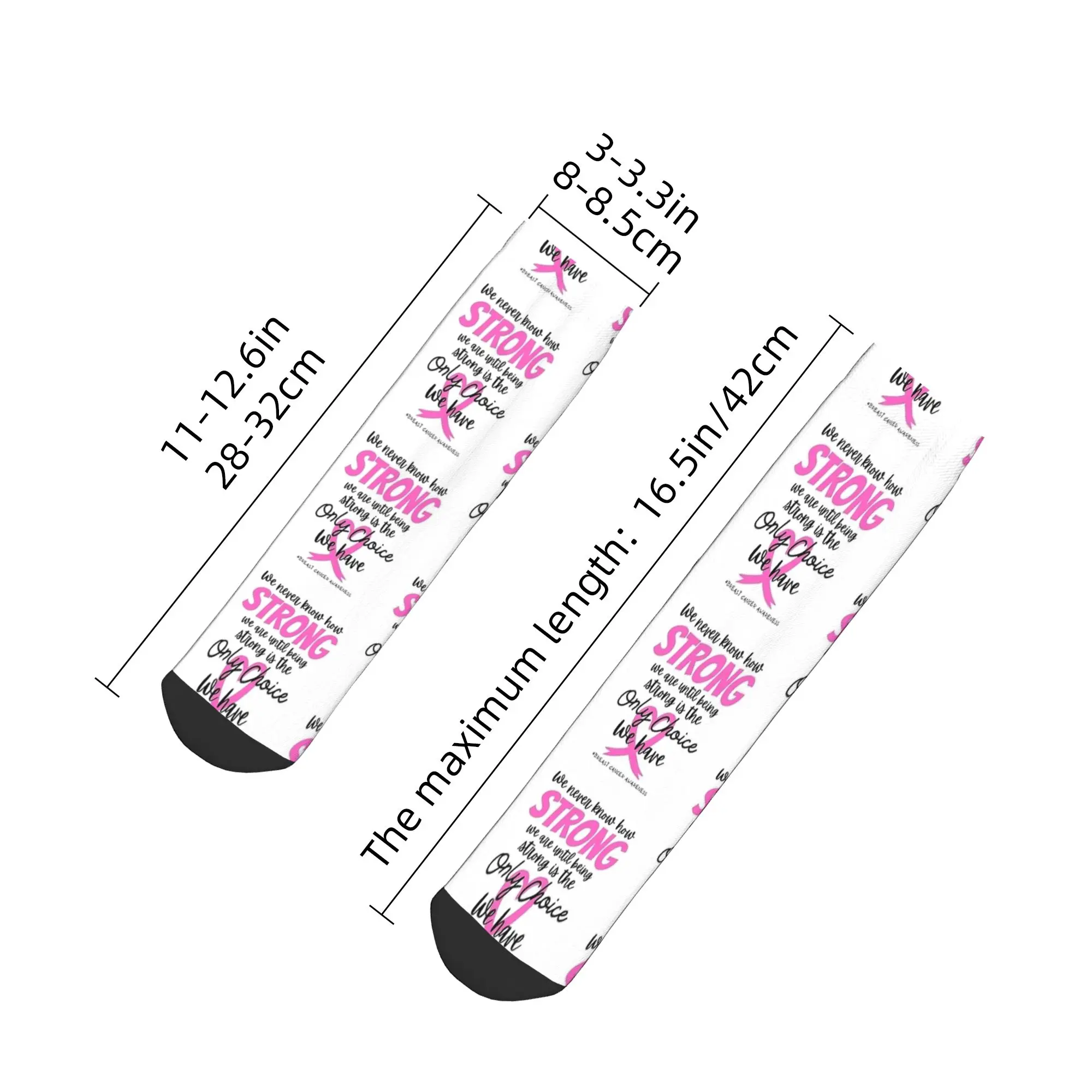 الكاحل الجوارب للرجال سرطان الثدي المحارب الوعي الجوارب غير رسمية الرسم عدم الانزلاق الراحة لينة الخريف مضحك تسلق جورب #5