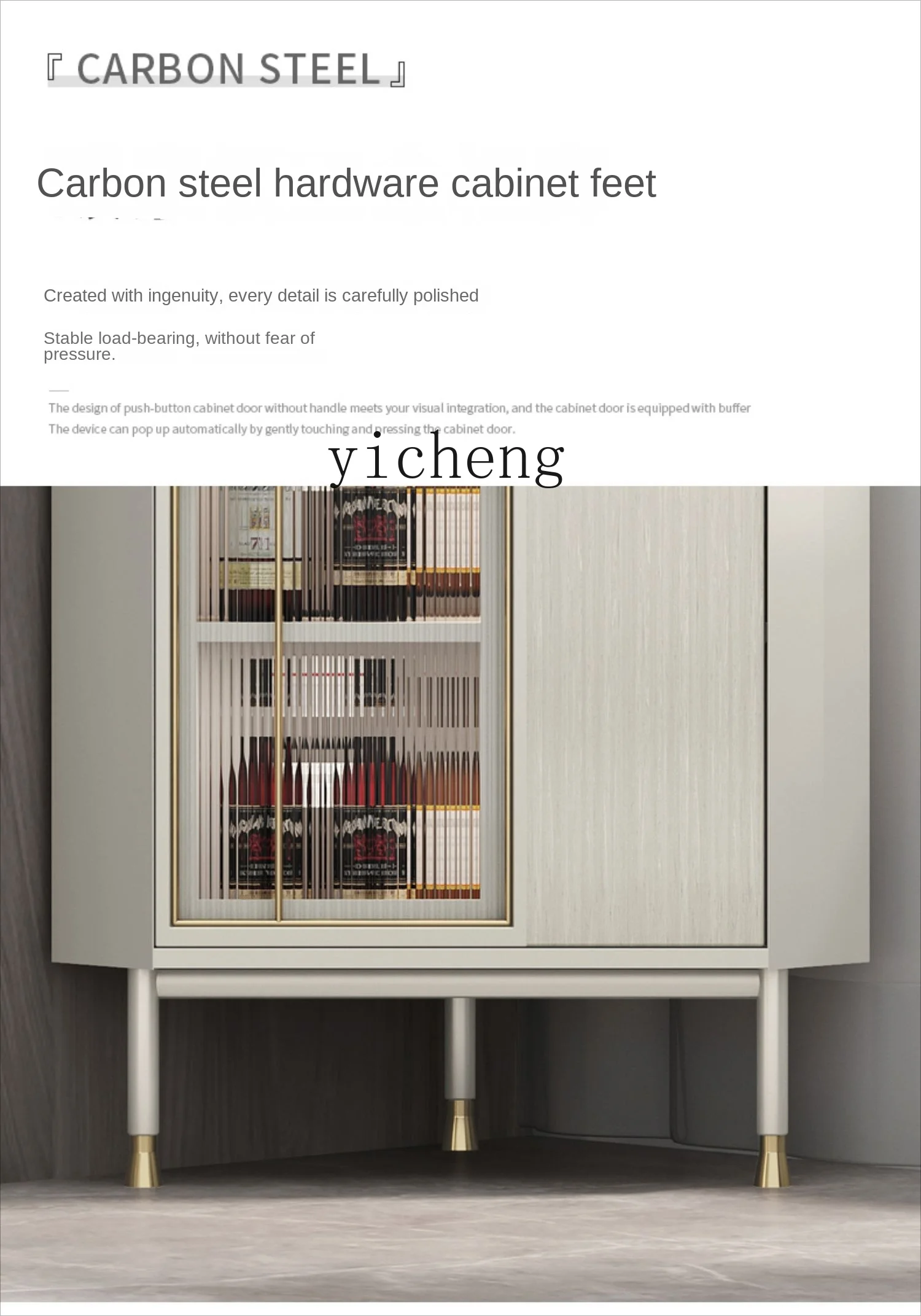 ZK Light Luxury Corner Cabinet Triangle Glass Wine Cabinet Modern Minimalist Living Room Solid Wood Corner Cabinet