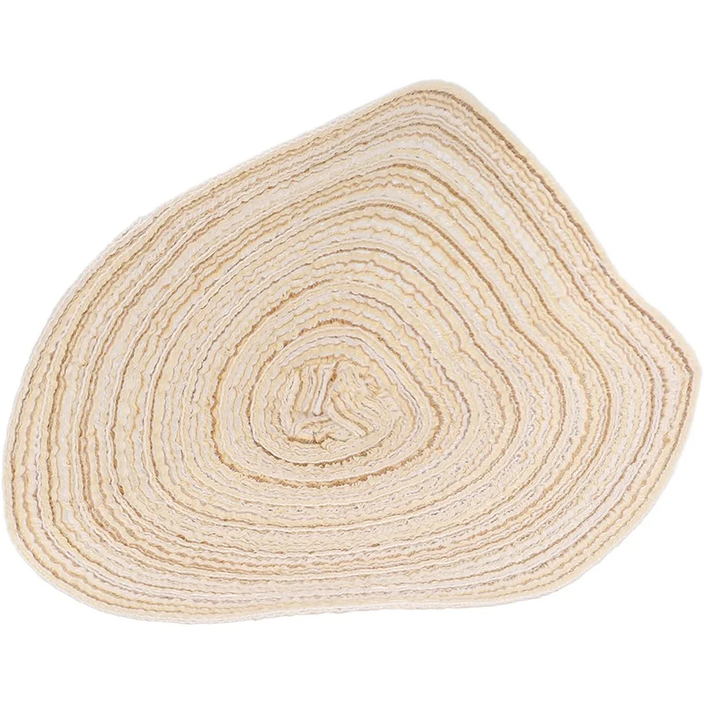 

6Pcs Pot Trivets Large Braided Woven Trivet Coaster, Cotton Thread Weave Cup Coaster Hot Pot Dish Trivet Pad Mat-[Qahk]