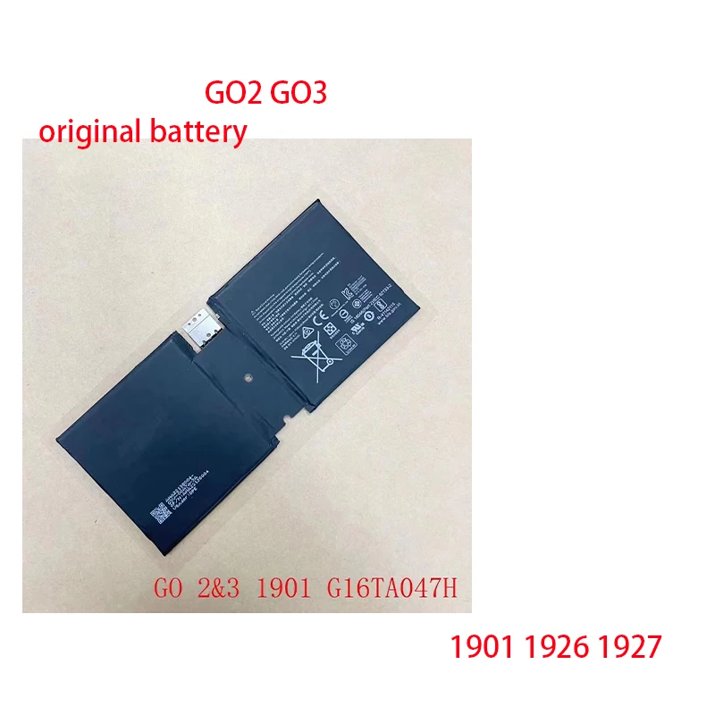 For Microsoft Surface GO 2 3 1901, DYNU01, G16TA047H flat battery, original battery, 1926 1927 laptop battery, surface23 battery